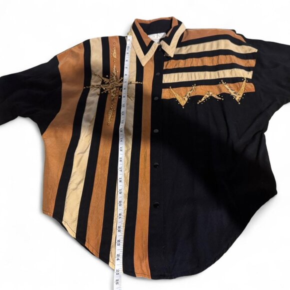 Vintage Cache Shirt W Shoulder Pads - Picture 4 of 7